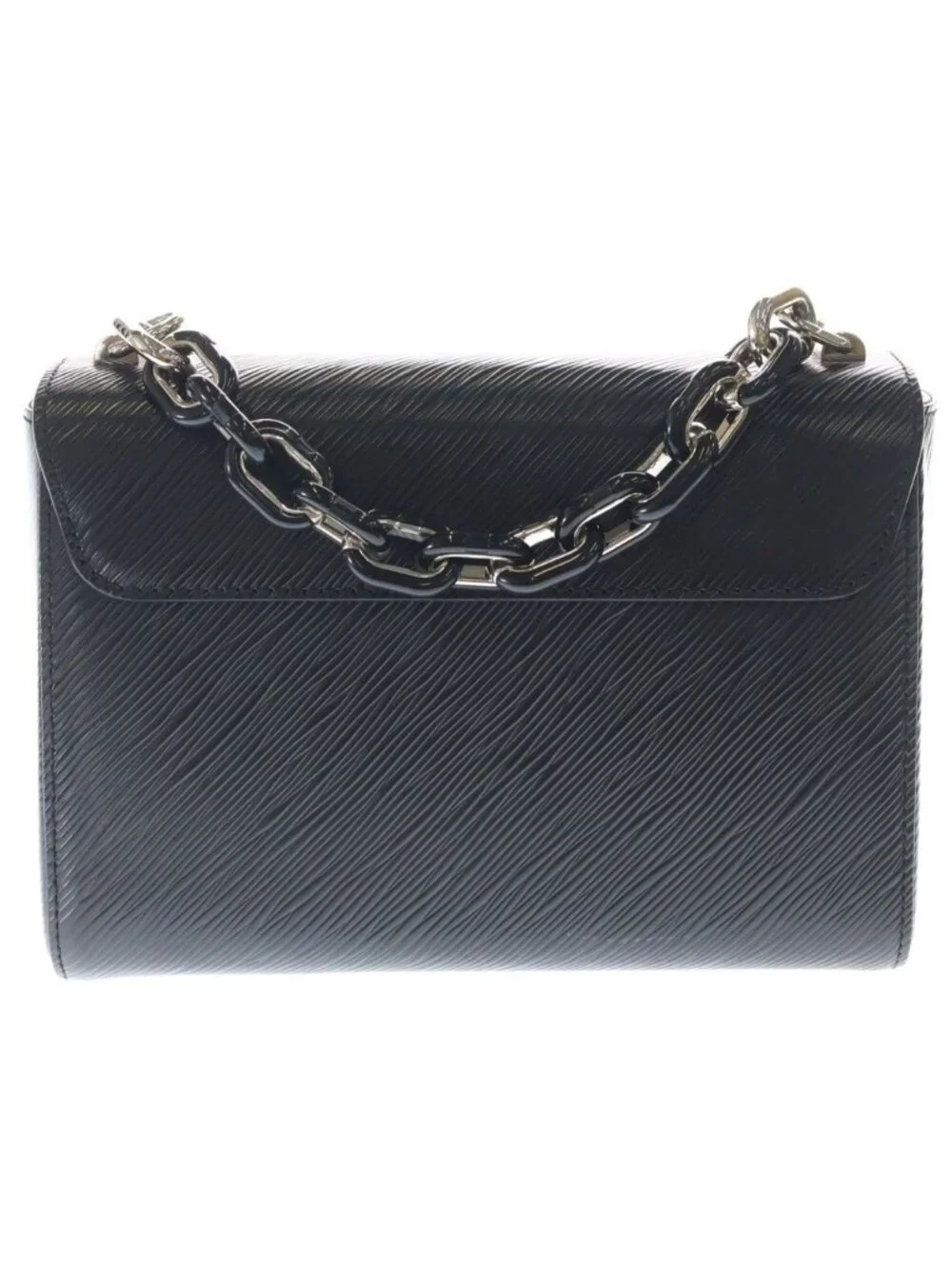 Louis Vuitton Epi Infinity Dot LV Yk Twist MM Leather Silver 2-Way Shoulder